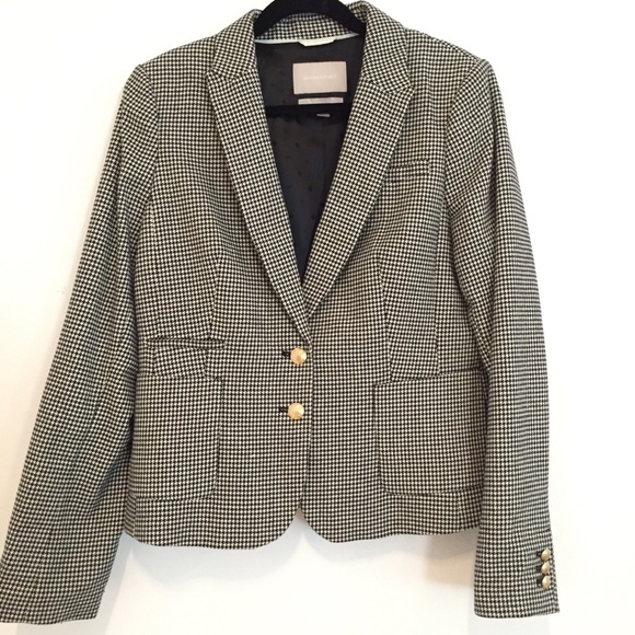 Banana Republic Blazer black and white - Picture 1 of 5